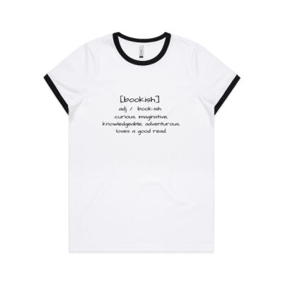 'Bookish'  Ringer Tee Thumbnail