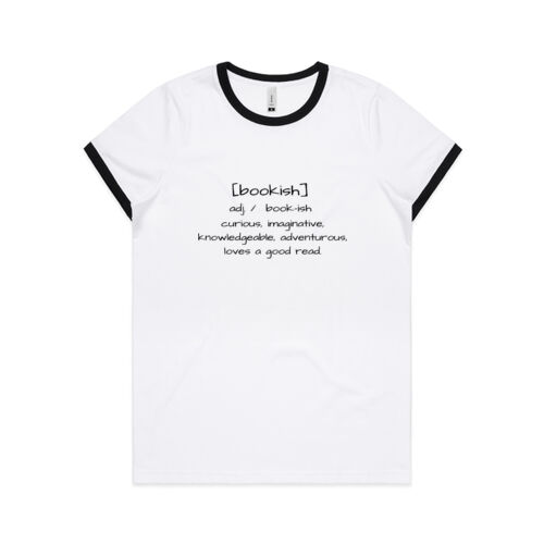'Bookish'  Ringer Tee Thumbnail