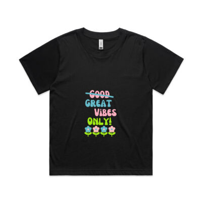 'Great Vibes Only'  Martina Tee Thumbnail